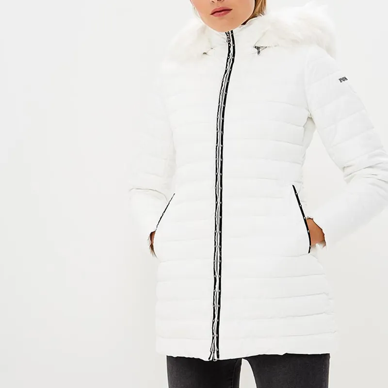 Logo Hooded Cotton-Padded Jacket