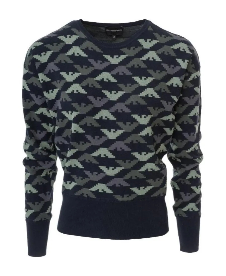 Logo Jacquard Pullover