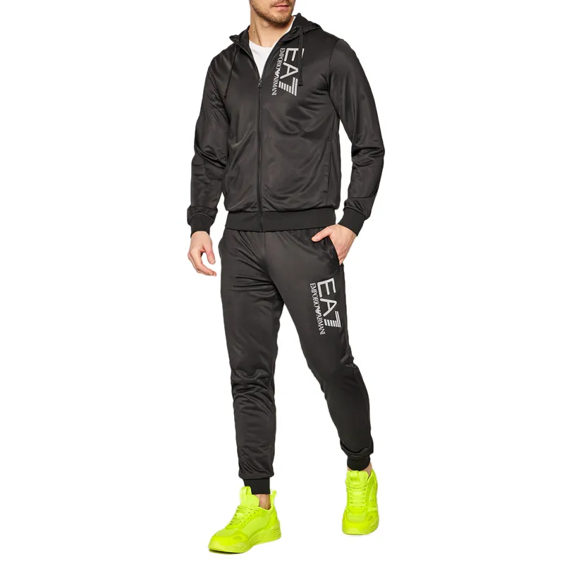 Hooded Long-Sleeved Sports Suit