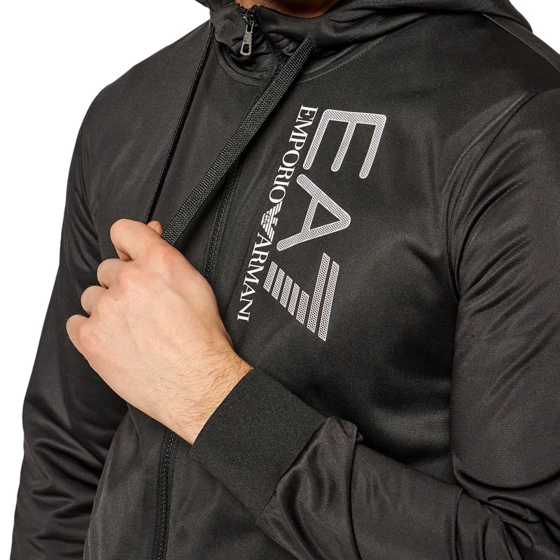 Hooded Long-Sleeved Sports Suit