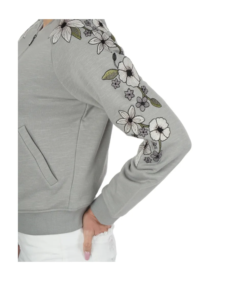 Long-Sleeved Zipper Coat