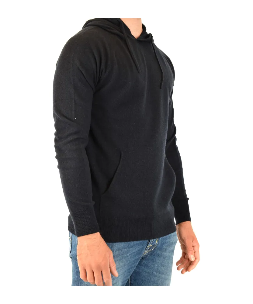 Hooded Long-Sleeved Sweater