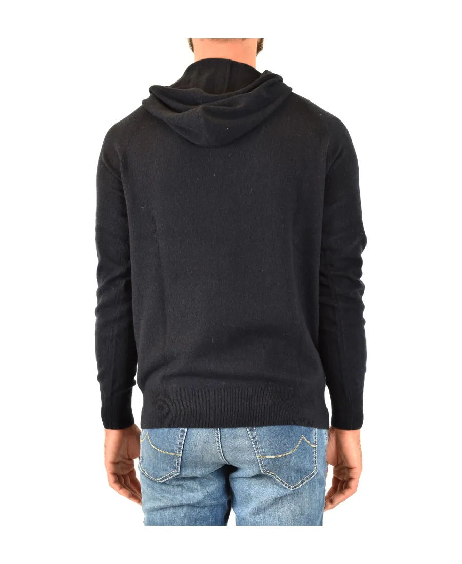 Hooded Long-Sleeved Sweater