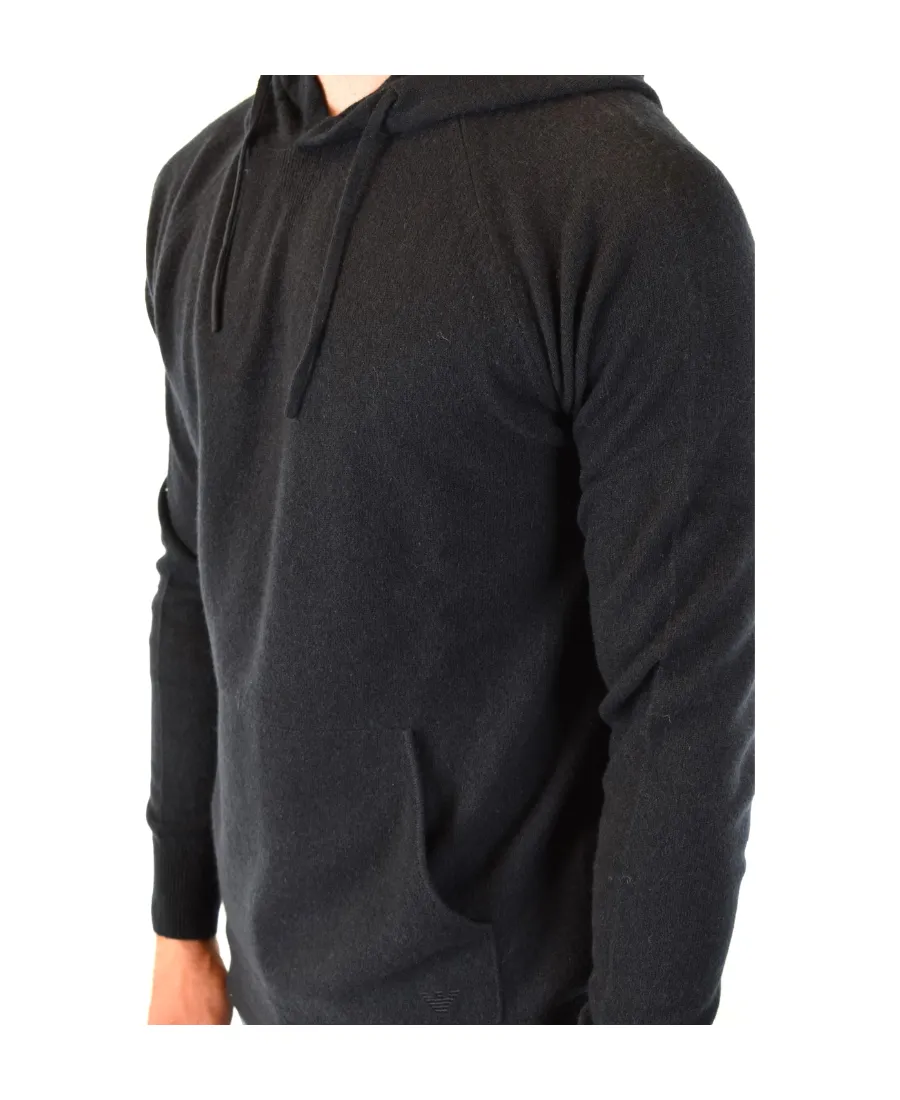 Hooded Long-Sleeved Sweater