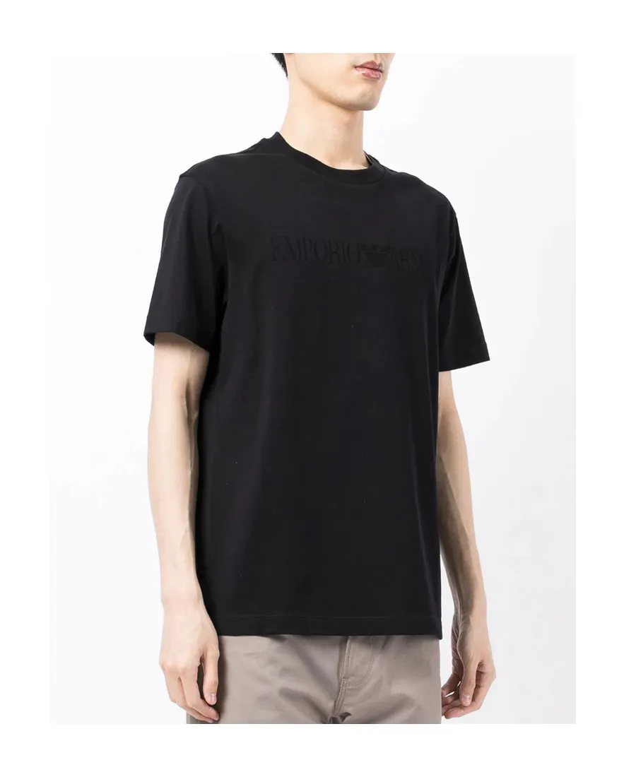 Logo Jacquard Crewneck T-Shirt