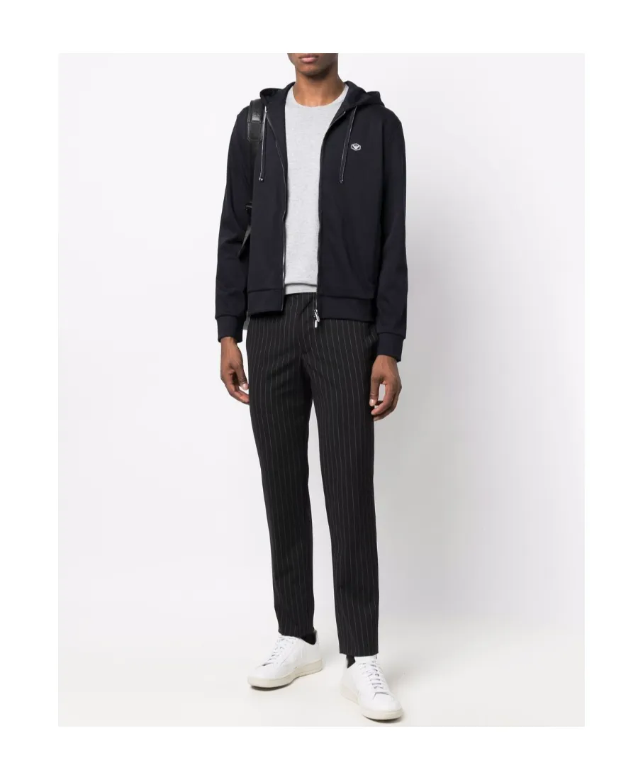 Logo-Patch Zip-Up Hoodie
