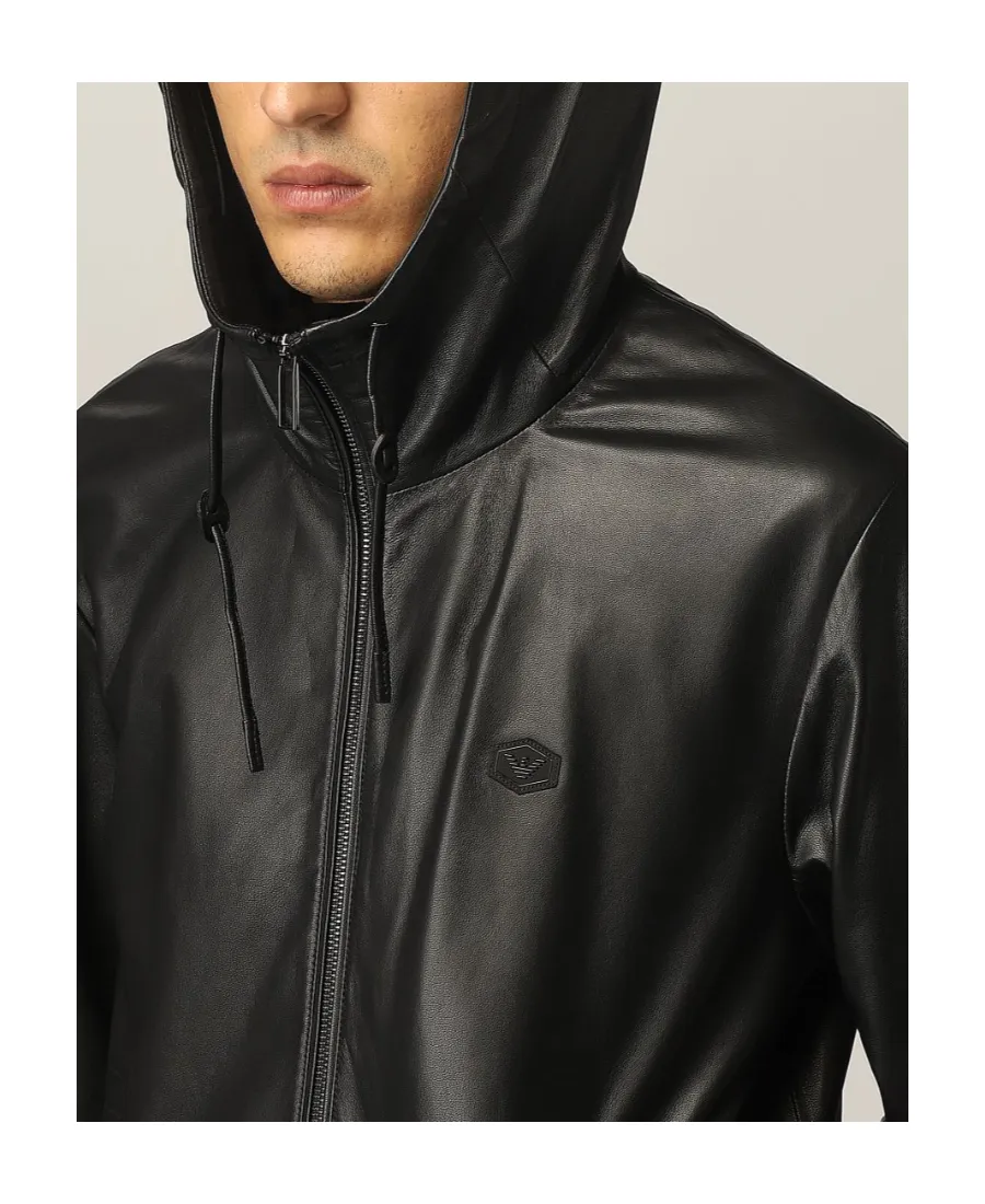 Logo Plaque Drawstring Jacket