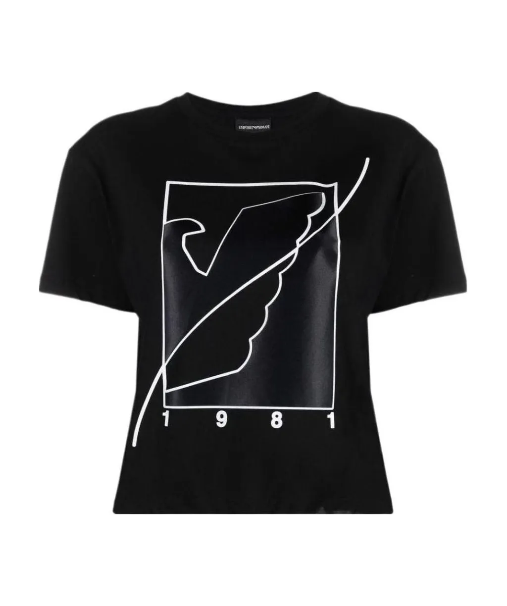 Eagle-Print Cotton T-Shirt