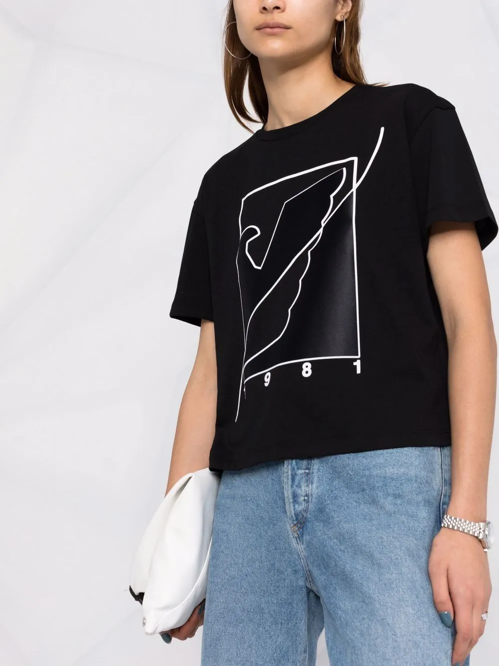 Eagle-Print Cotton T-Shirt