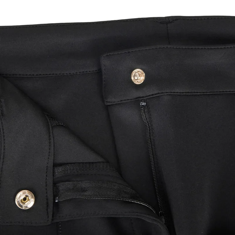 Black Tapered Casual Pants