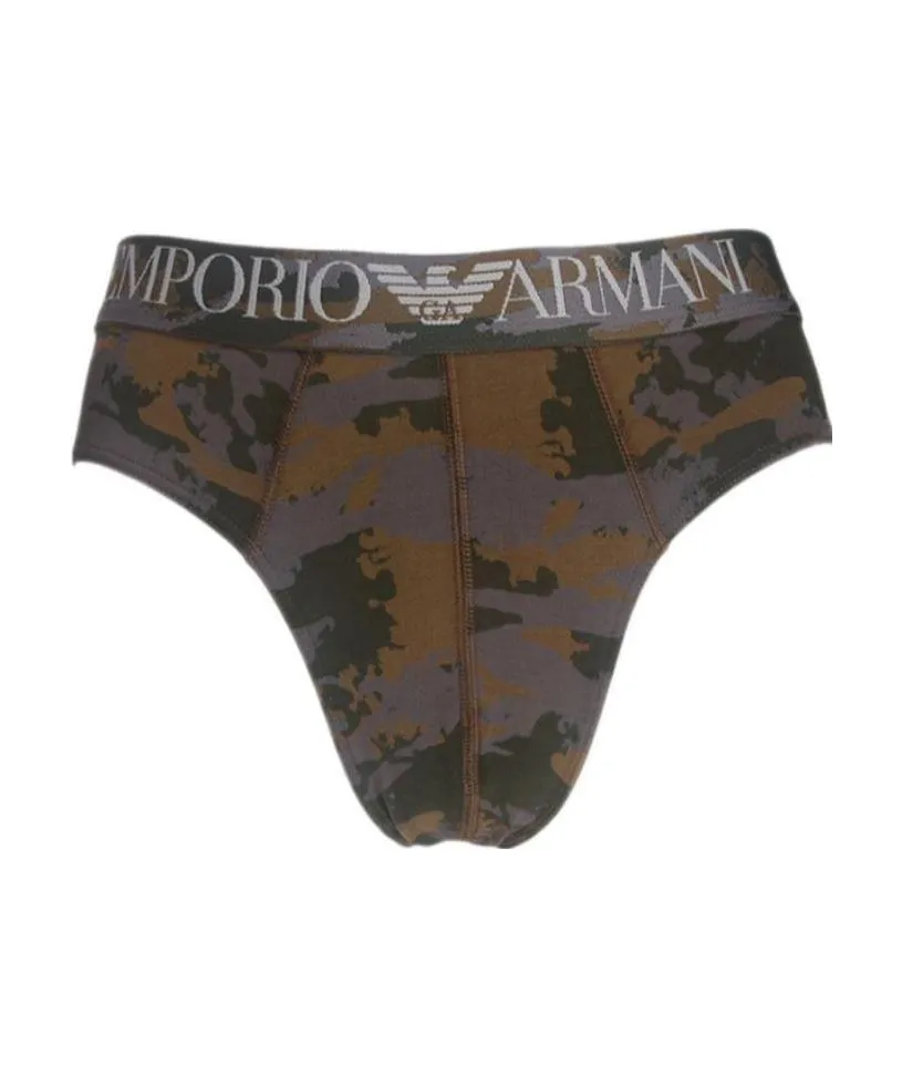 Camouflage Printed Logo Underwear