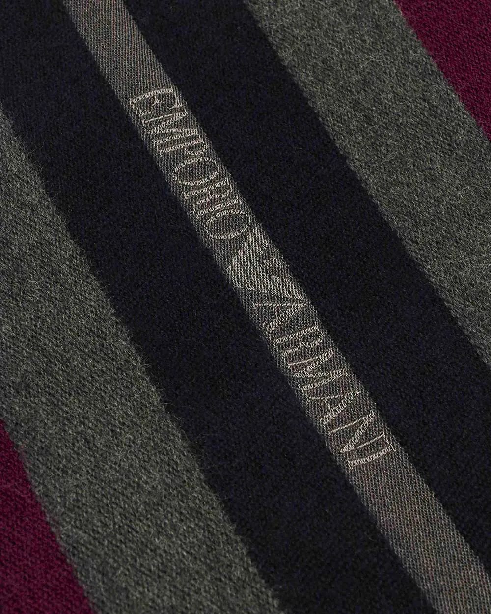 Logo Inlaid Scarf