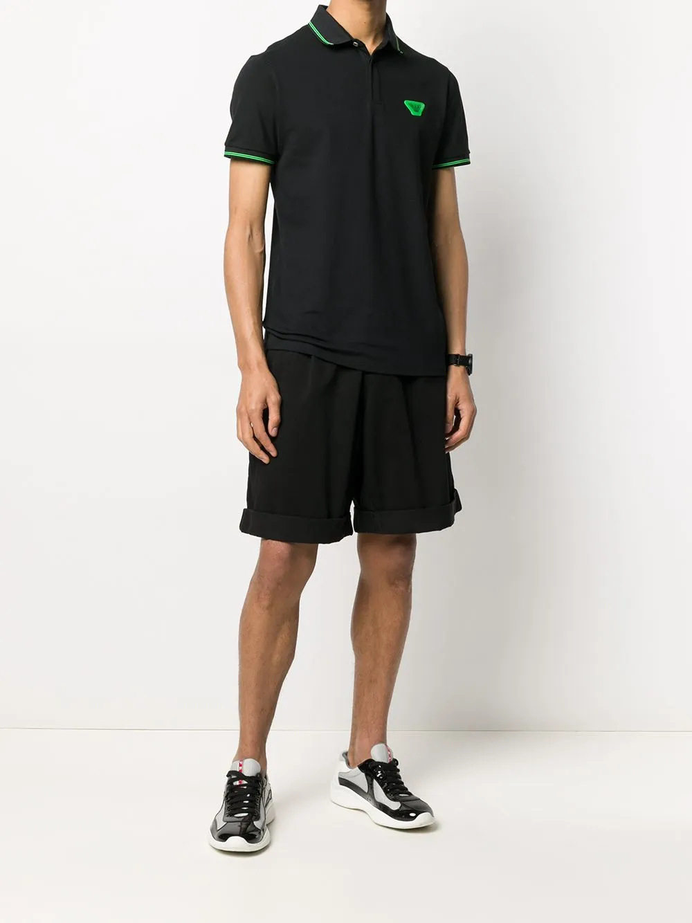 Logo Decal Short-Sleeved Polo Shirt