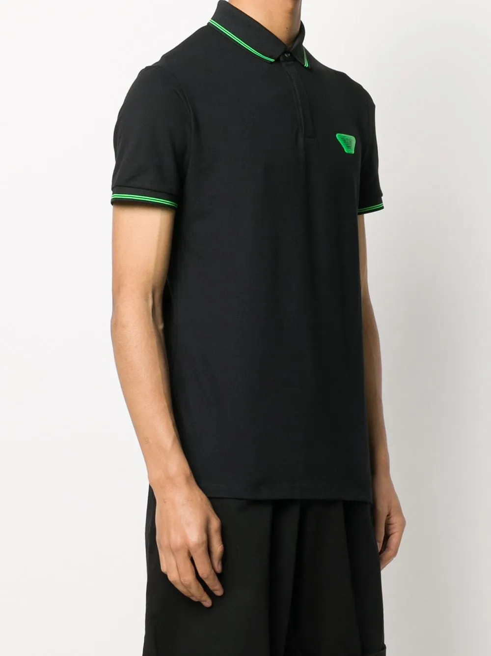 Logo Decal Short-Sleeved Polo Shirt
