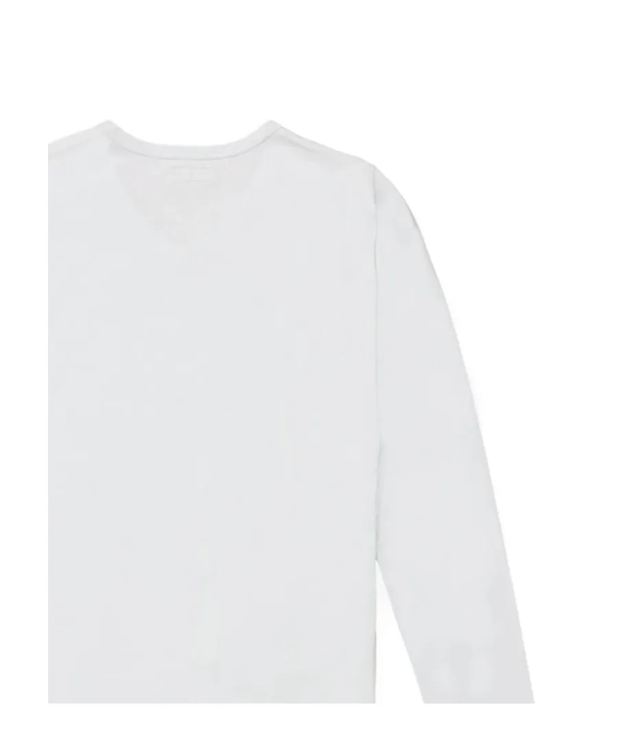 Round Collar And Long-Sleeved T-Shirt