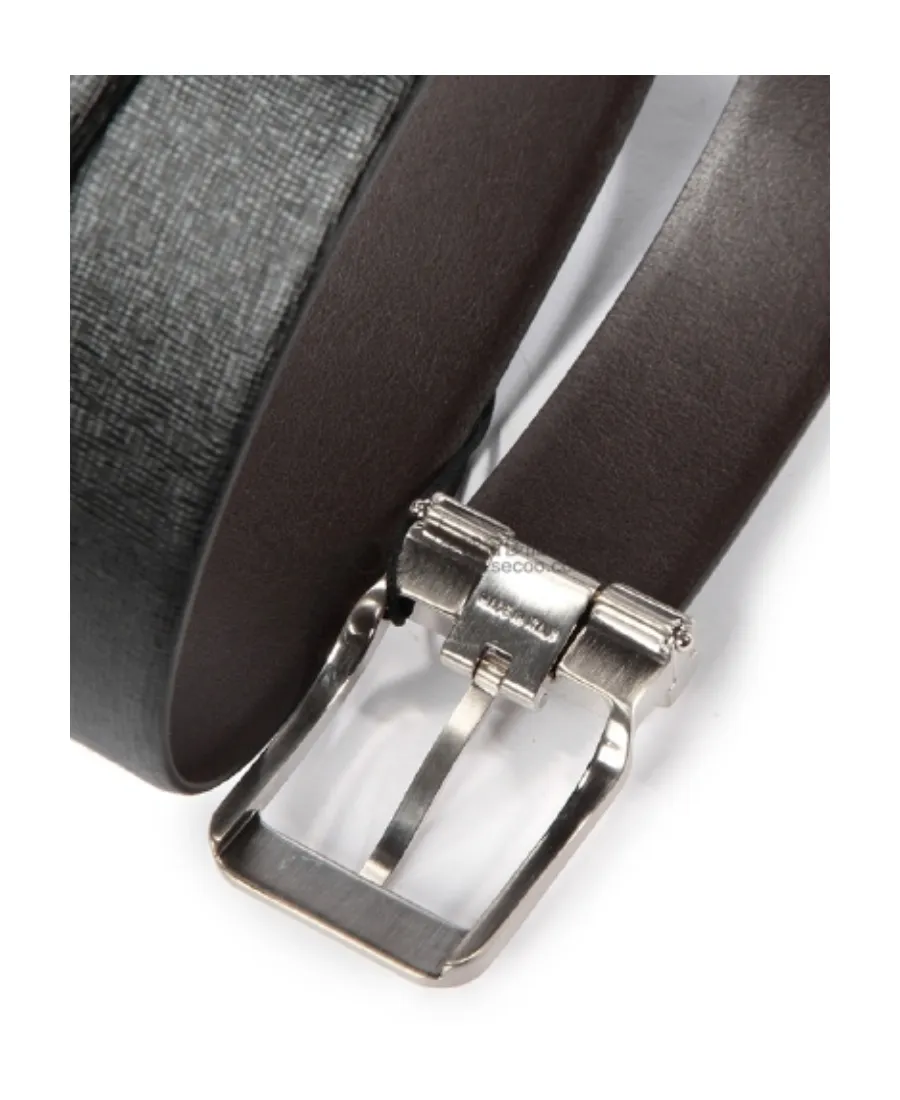 Leather Pin-Buckle Belt