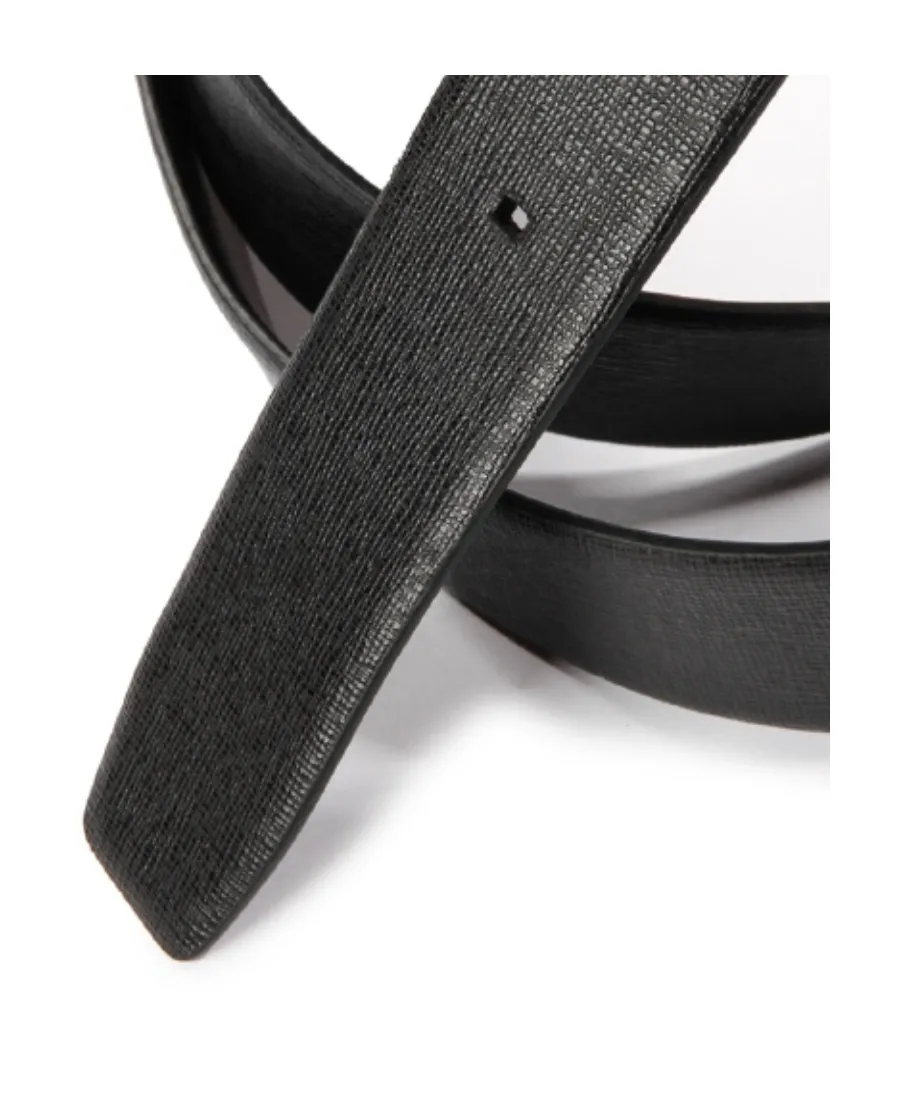Leather Pin-Buckle Belt
