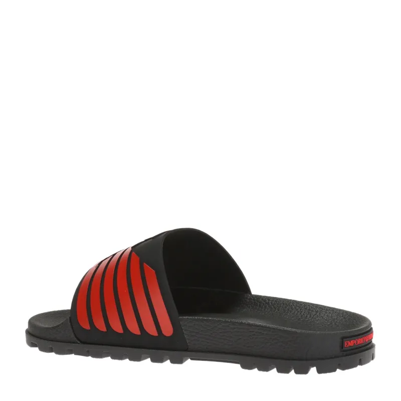 Logo Texture Upper Sandals