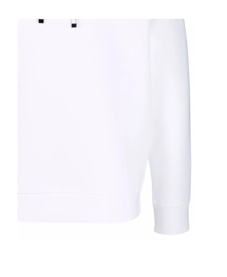 Logo Patch Drawstring Hoodie