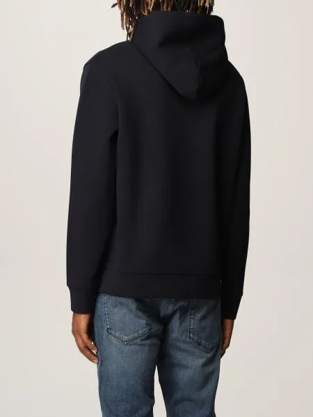 Logo Patch Drawstring Hoodie