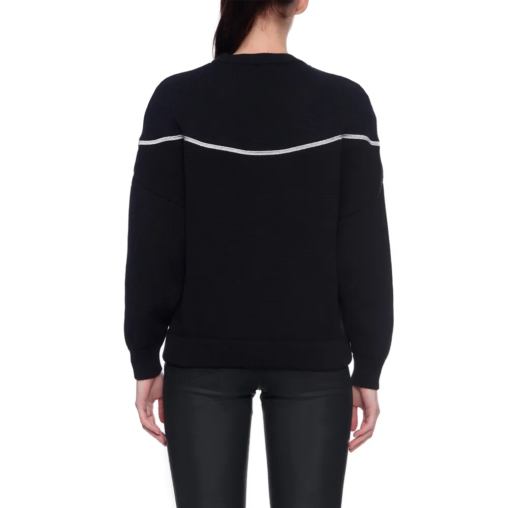 Embroidered-Logo Cotton Jumper