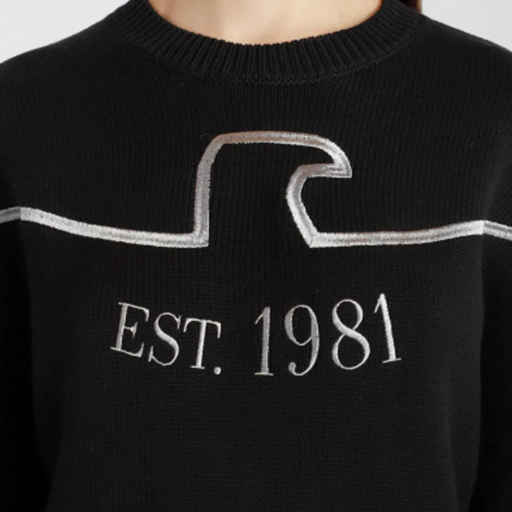 Embroidered-Logo Cotton Jumper