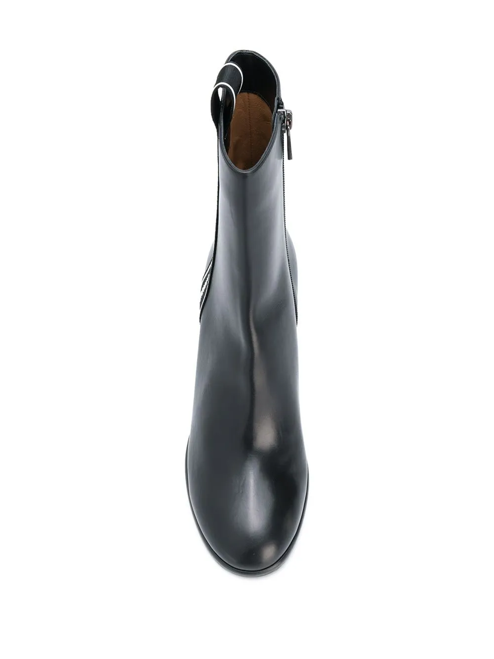 Logo Trim Ankle Boots
