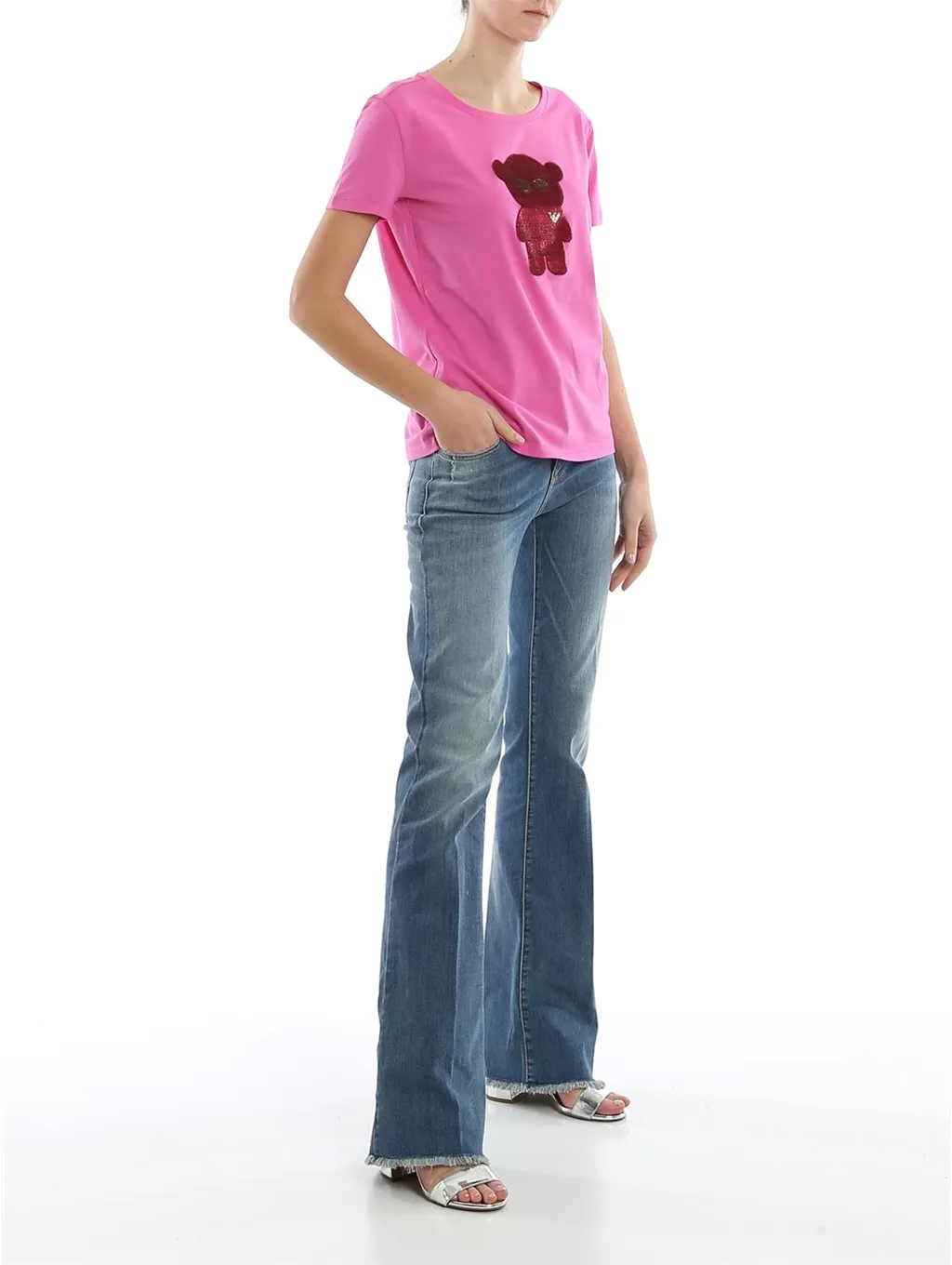 Bear-AppliquÉD T-Shirt