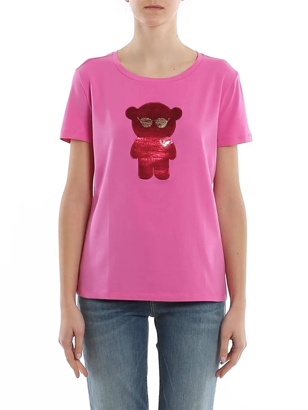 Bear-AppliquÉD T-Shirt
