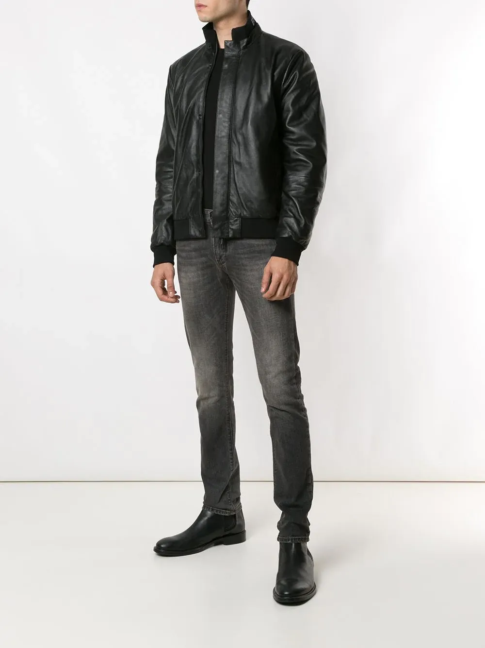 Logo Collar Casual Jacket