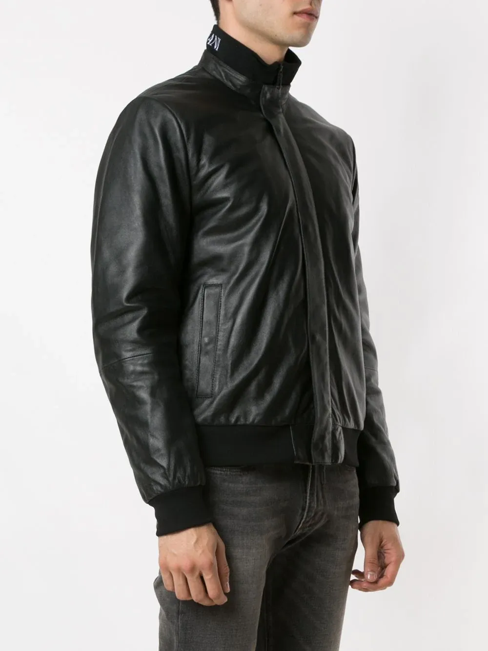 Logo Collar Casual Jacket