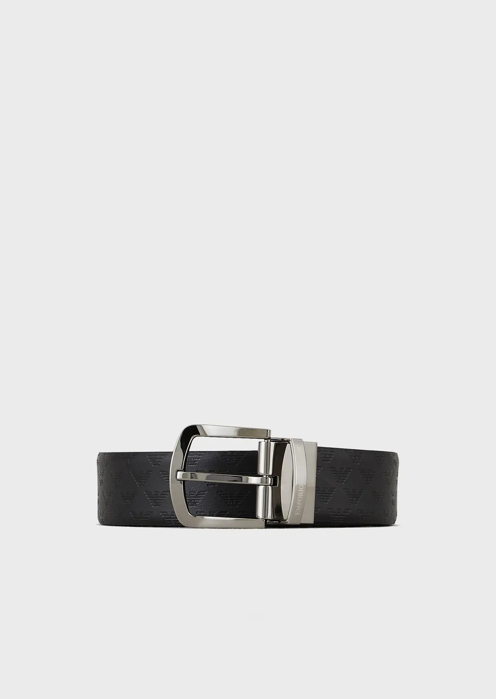 Logo Embossed Buckle-Fastened Belt
