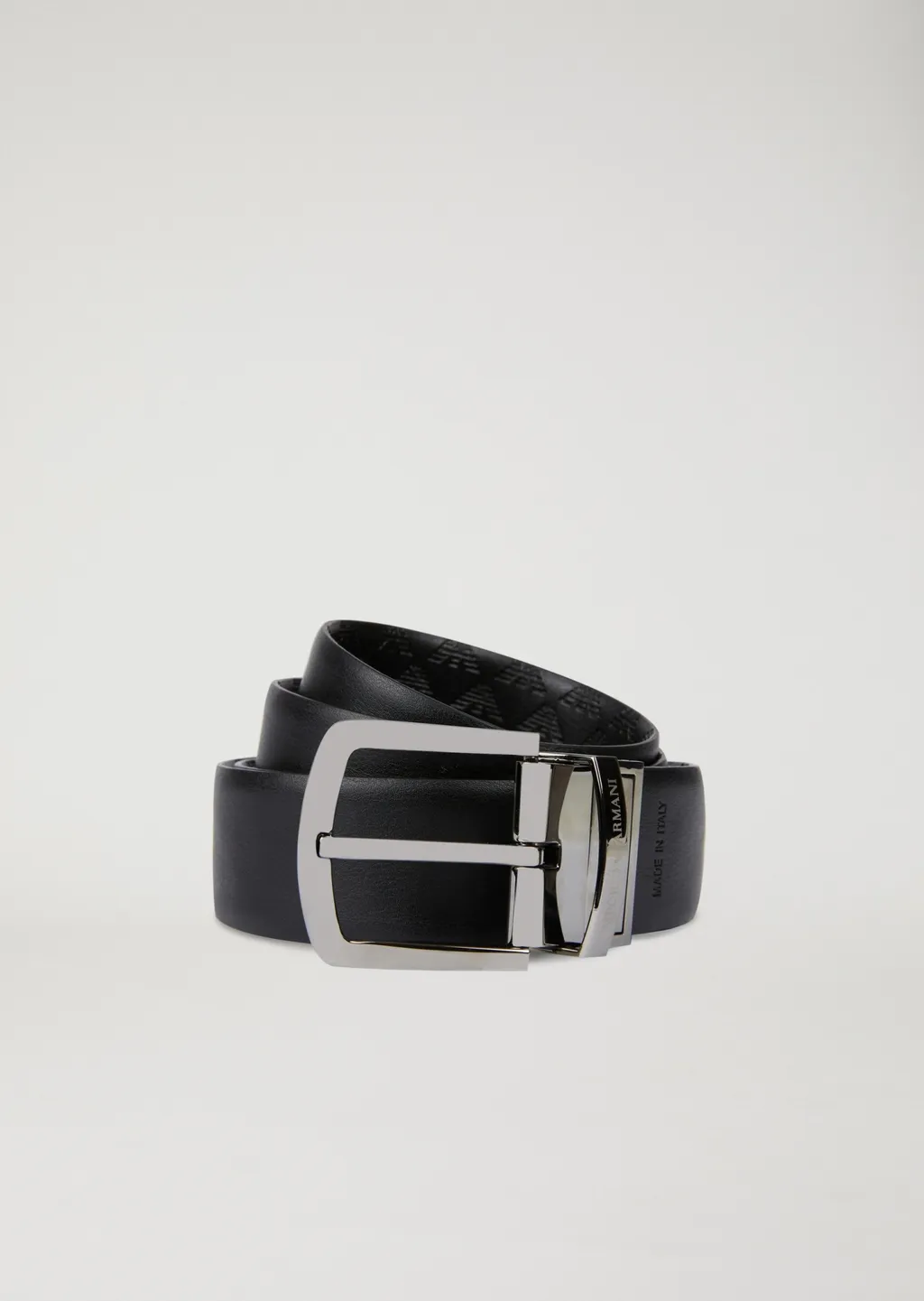 Logo Embossed Buckle-Fastened Belt