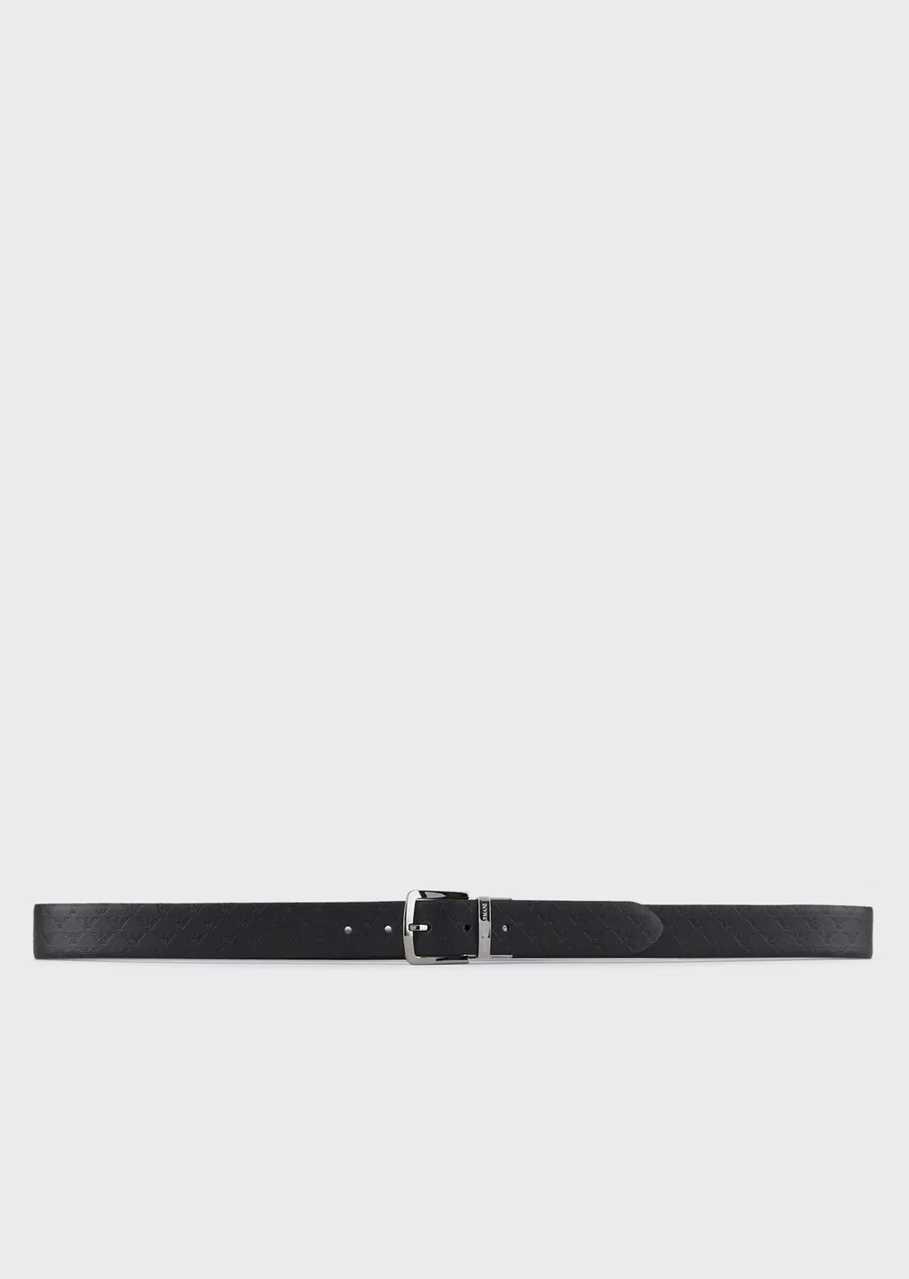 Logo Embossed Buckle-Fastened Belt