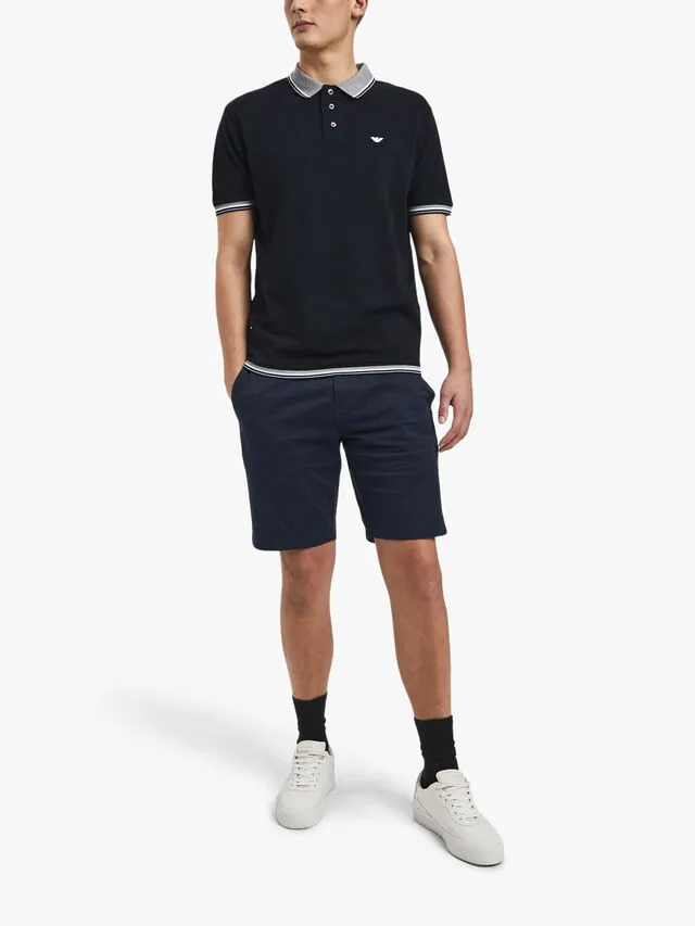 Logo-Embroidered Tipped Polo Shirt