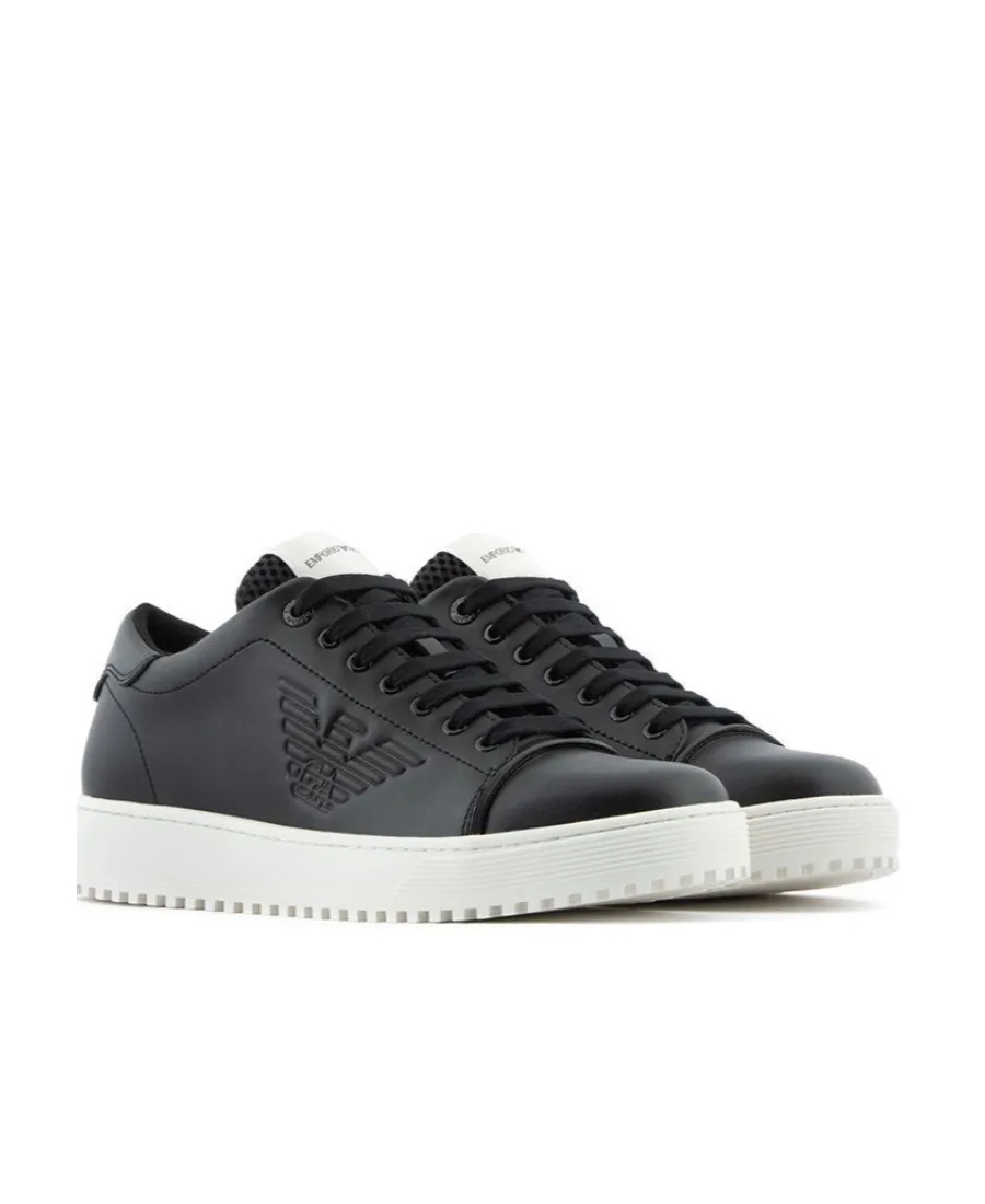 Logo-Detail Lace-Up Trainers
