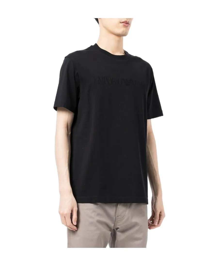 Logo Jacquard Crewneck T-Shirt