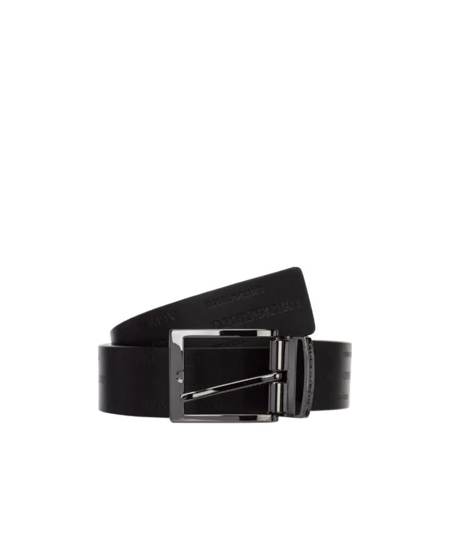 Logo Embossed Reversible Belt