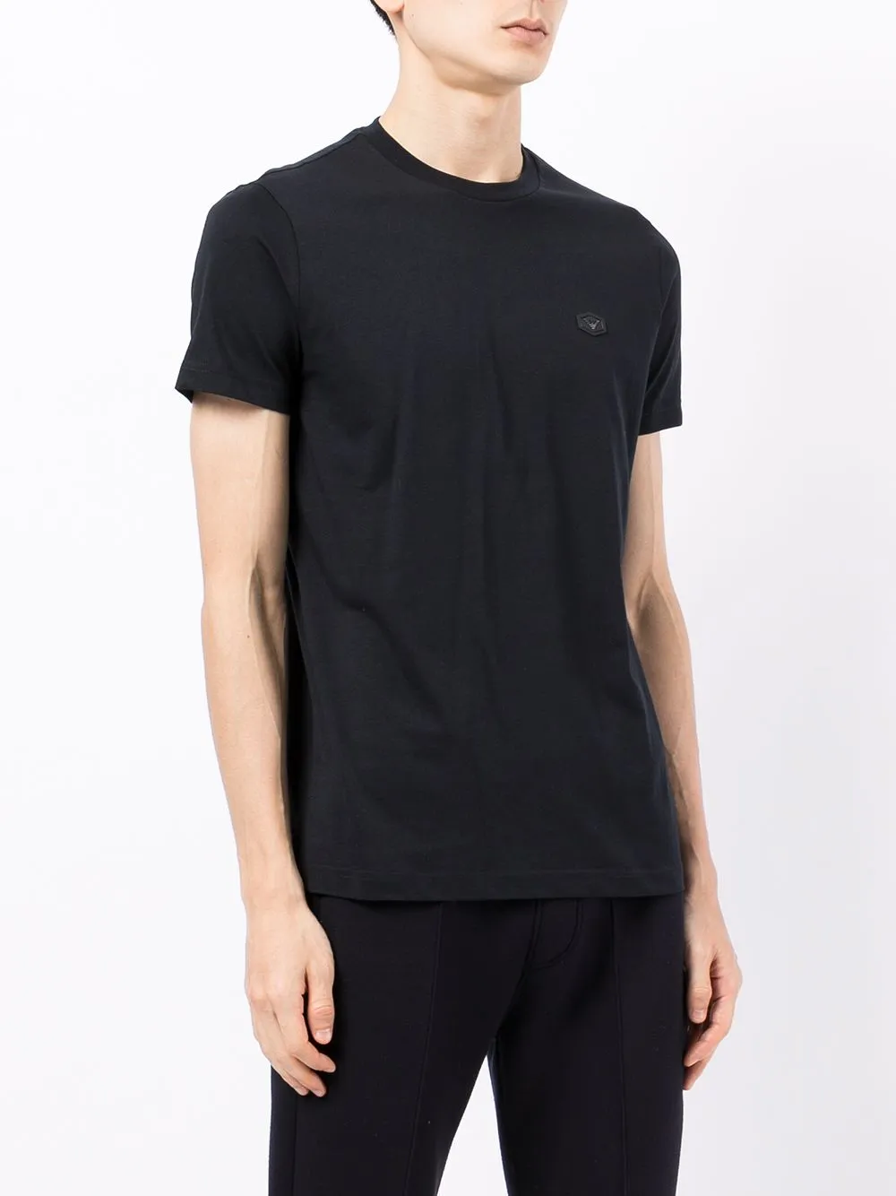 Logo Patch Crewneck T-Shirt