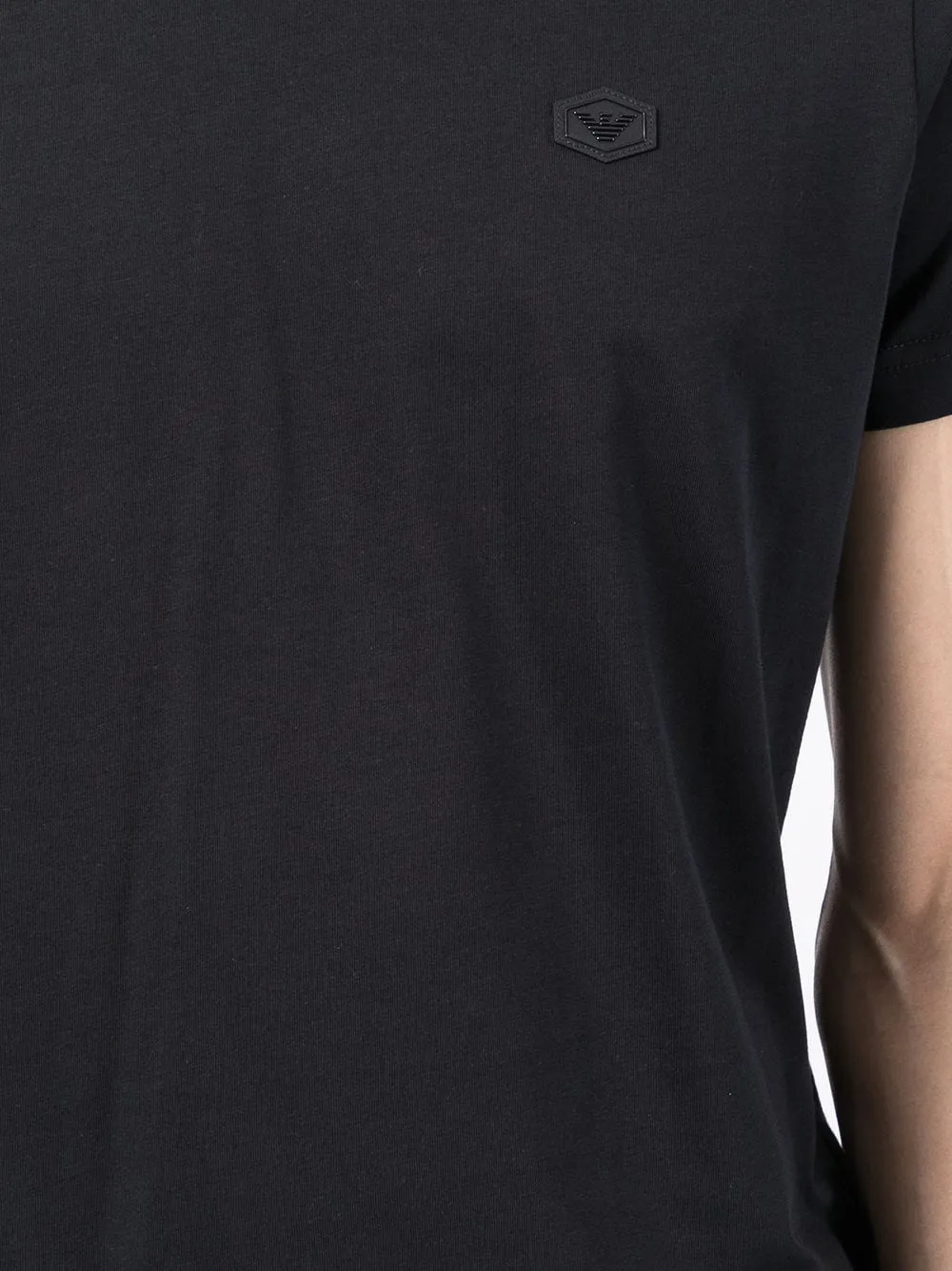 Logo Patch Crewneck T-Shirt