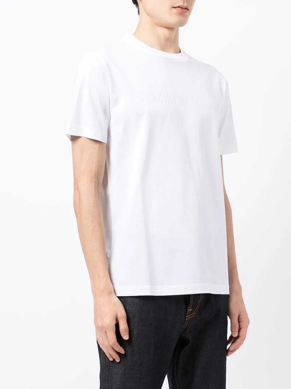 Logo Jacquard Crewneck T-Shirt