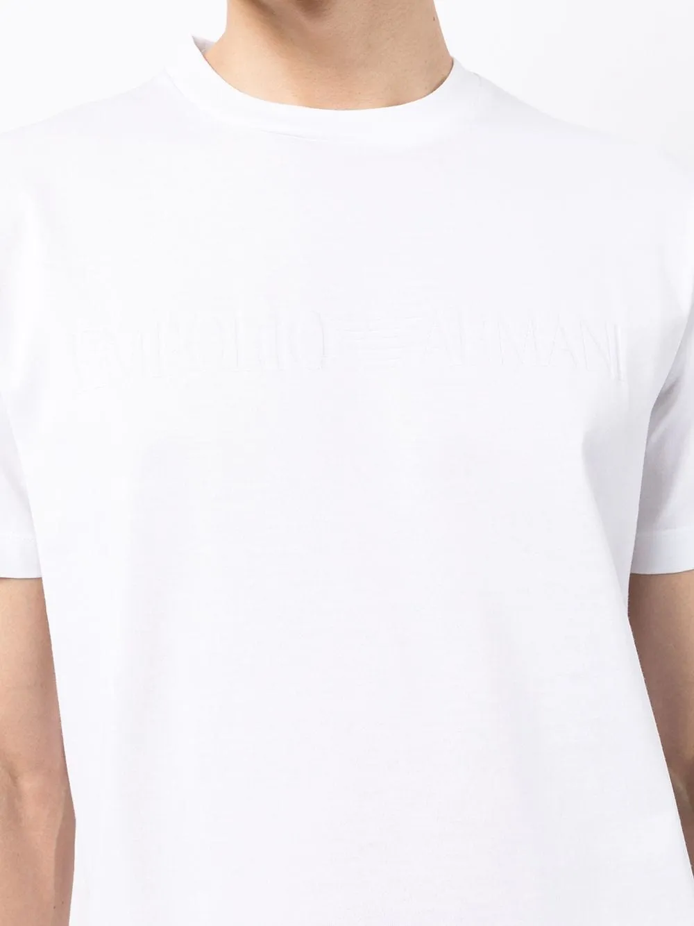 Logo Jacquard Crewneck T-Shirt