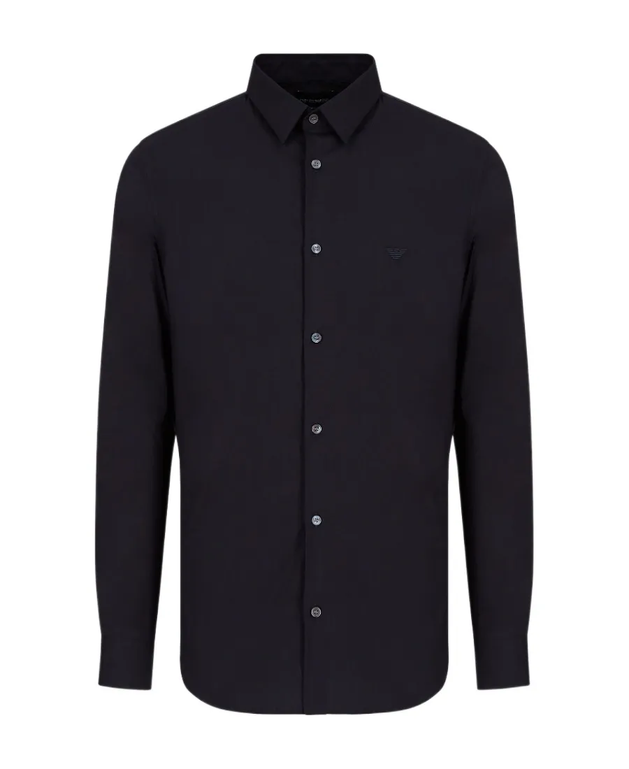 Logo-Embroidered Buttoned Shirt