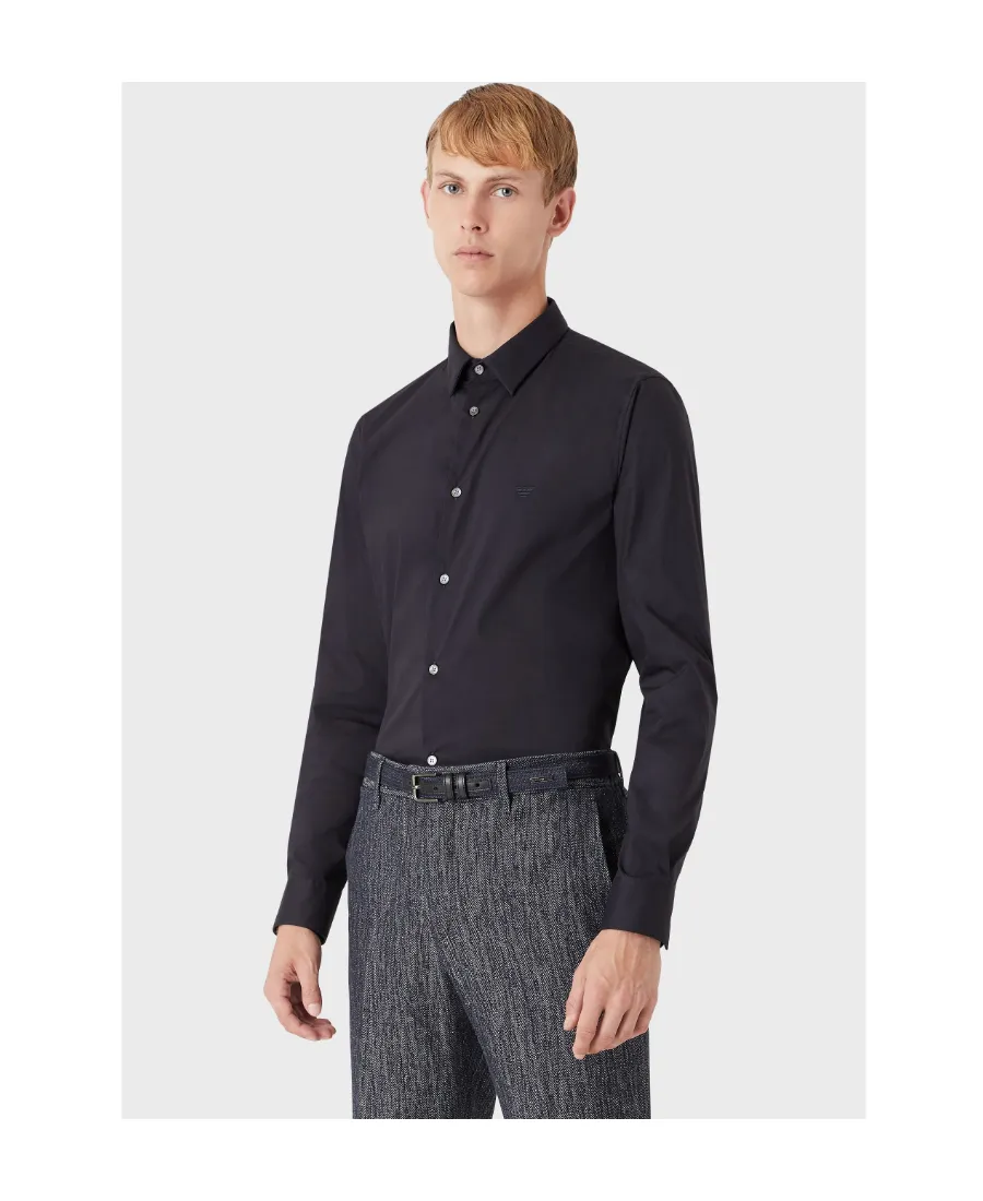 Logo-Embroidered Buttoned Shirt