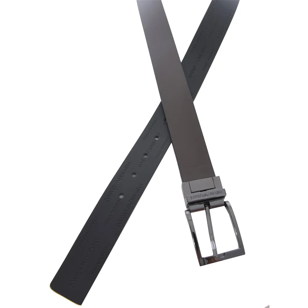 Logo Embossed Reversible Belt