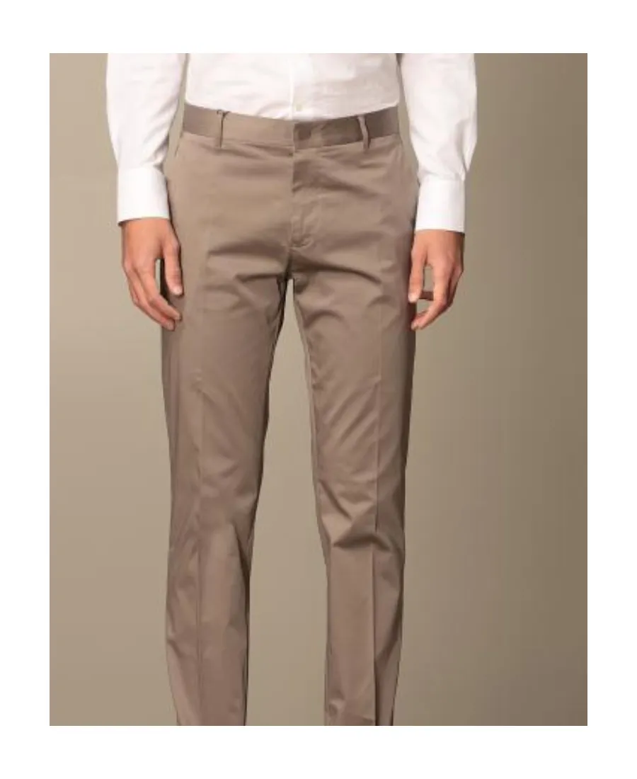 Straight-Leg Tailored Trousers