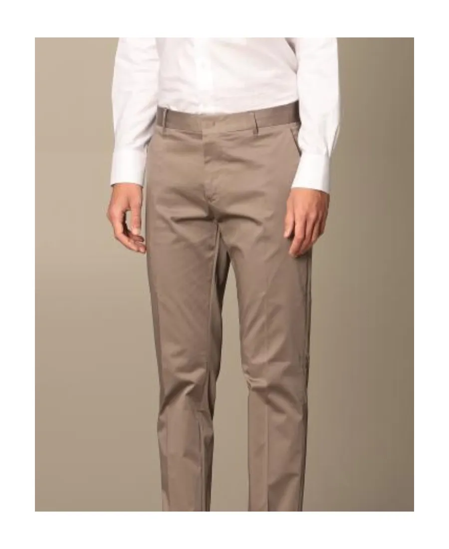 Straight-Leg Tailored Trousers