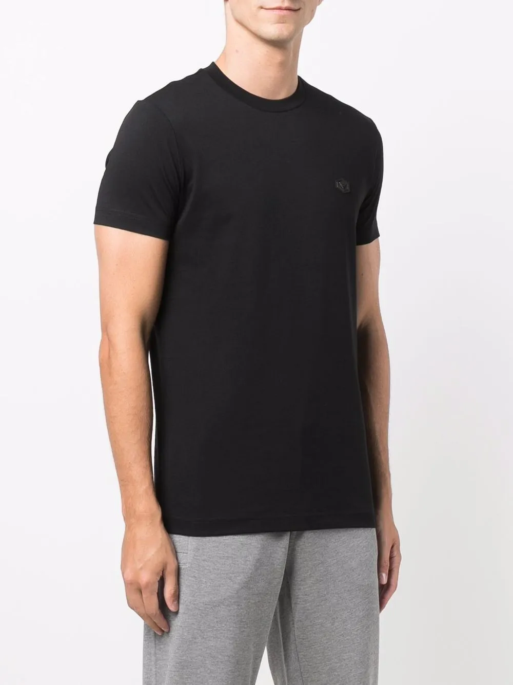 Logo Patch Crewneck T-Shirt