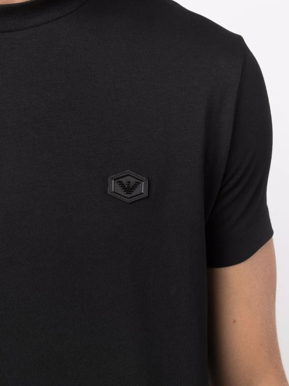 Logo Patch Crewneck T-Shirt