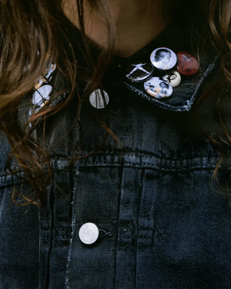 Pin-Embellished Jacket